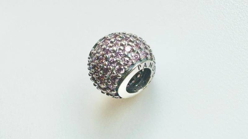 Original Pandora Rosa Pavé Kugel Mit Rosa Zirkonia 791051Pcz Silber 925 Ale Neu von Altarshopp