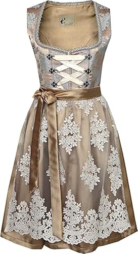 Alte Liebe 2tlg. Damen Dirndl A330 /36 Gold von Alte Liebe