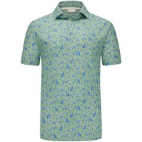 Altea Poloshirt Pique aus Baumwolle mit Krokodil-Print von Altea