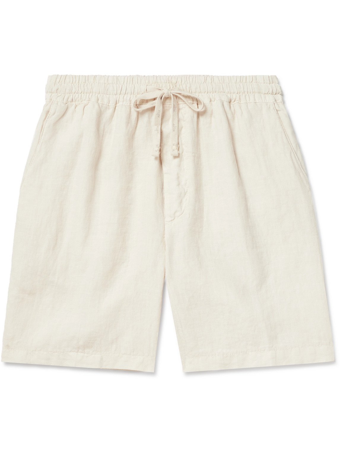 Altea - Samuel Straight-Leg Linen Drawstring Shorts - Men - Neutrals - XL von Altea