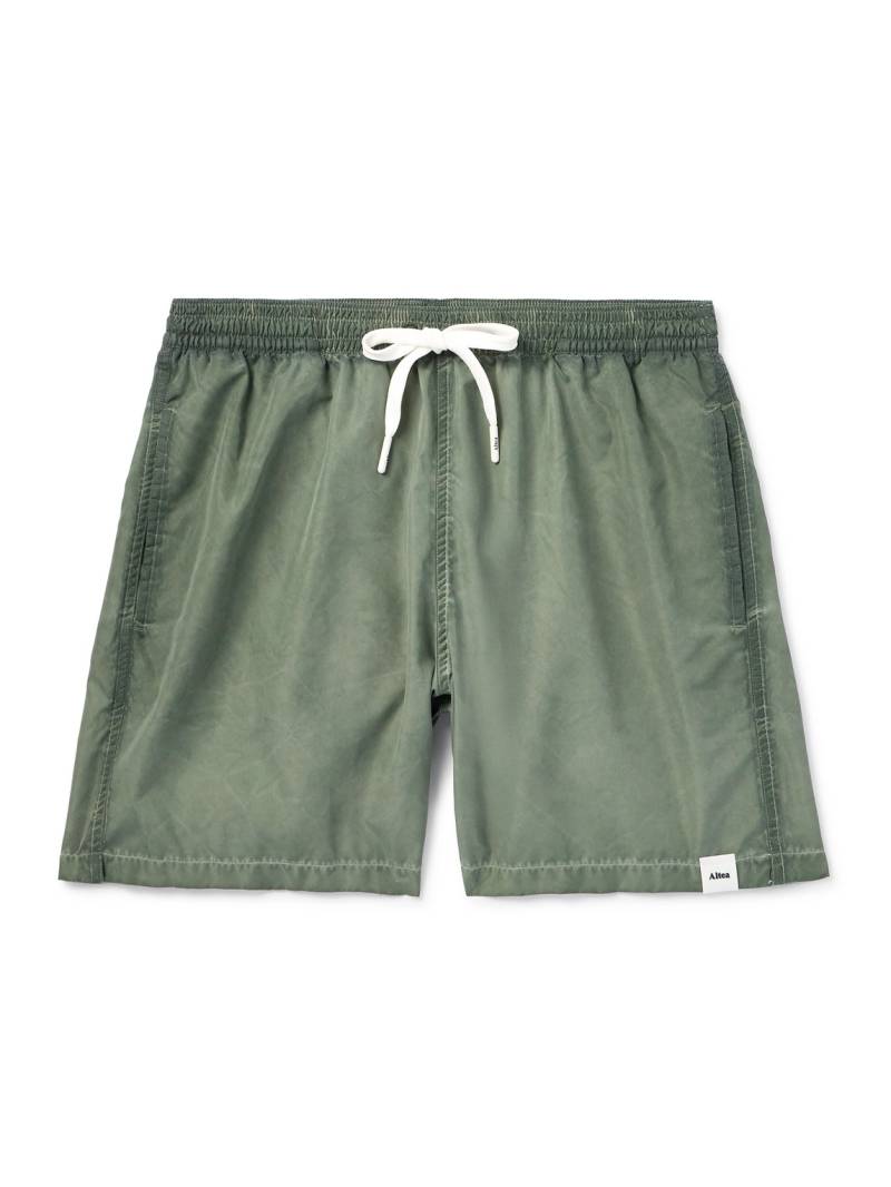 Altea - Straight-Leg Mid-Length Swim Shorts - Men - Green - M von Altea