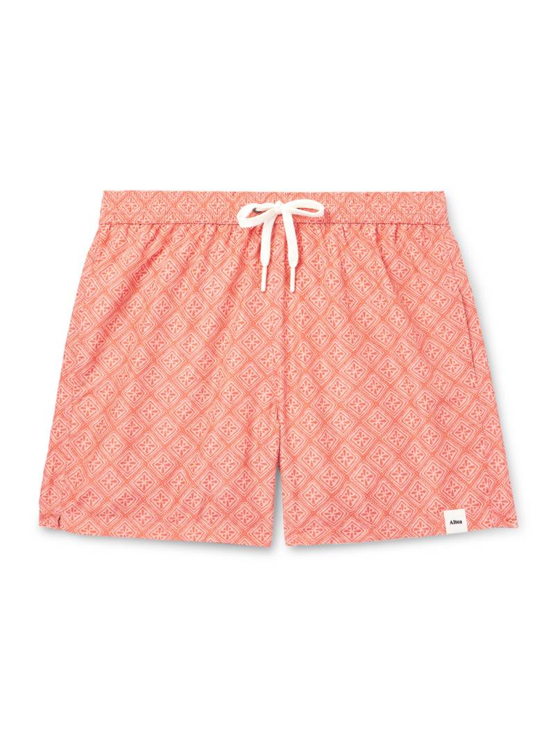 Altea - Straight-Leg Printed Swim Shorts - Men - Orange - XXL von Altea