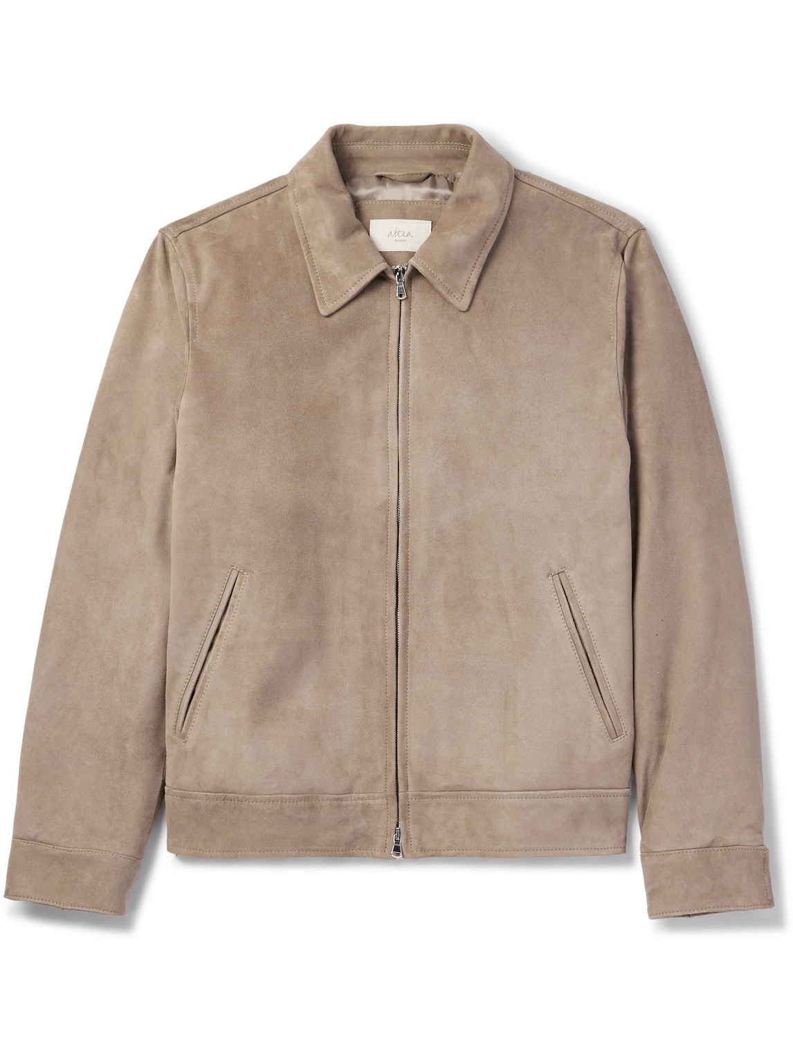 Altea - Suede Blouson Jacket - Men - Neutrals - IT 56 von Altea