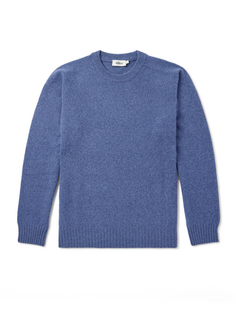 Altea - Virgin Wool and Cashmere-Blend Sweater - Men - Blue - L von Altea