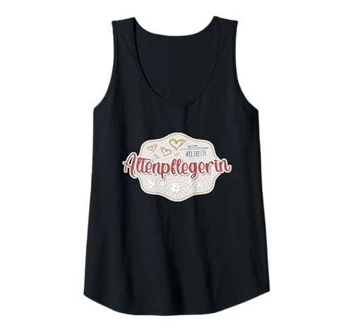 Damen Altenpflege Gadgets Pflegerin Danke Weltbeste Altenpflegerin Tank Top Damen Altenpflege Gadgets Pflegerin Danke Weltbeste Altenpflegerin Tank Top von Altenpflegerin Zubehör und Altenpflege Gadgets