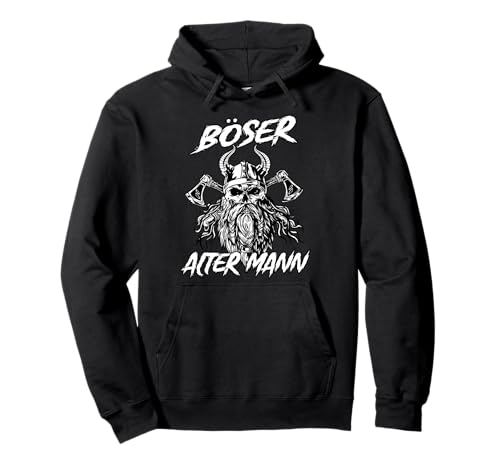 Herren Böser Alter Mann Opa Papa Wikinger Axt Pullover Hoodie Herren Böser Alter Mann Opa Papa Wikinger Axt Pullover Hoodie von Alter Böser Mann Outfit