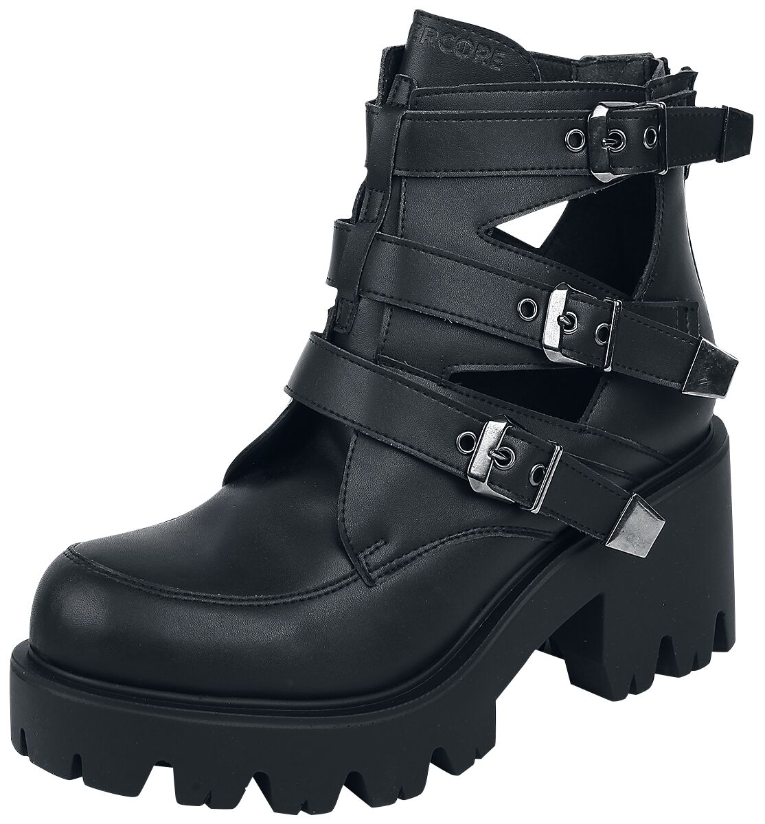 Altercore - Gothic Boot - Randa Vegan - EU36 bis EU41 - für Damen - Größe EU40 - schwarz von Altercore