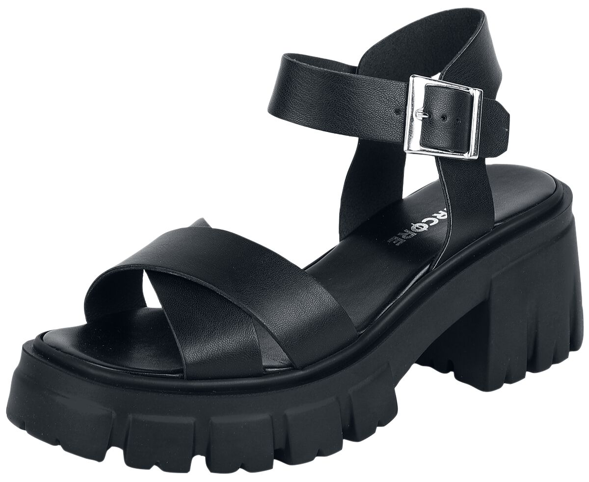 Altercore - Gothic Sandale - Sophia - EU36 bis EU41 - für Damen - Größe EU36 - schwarz von Altercore