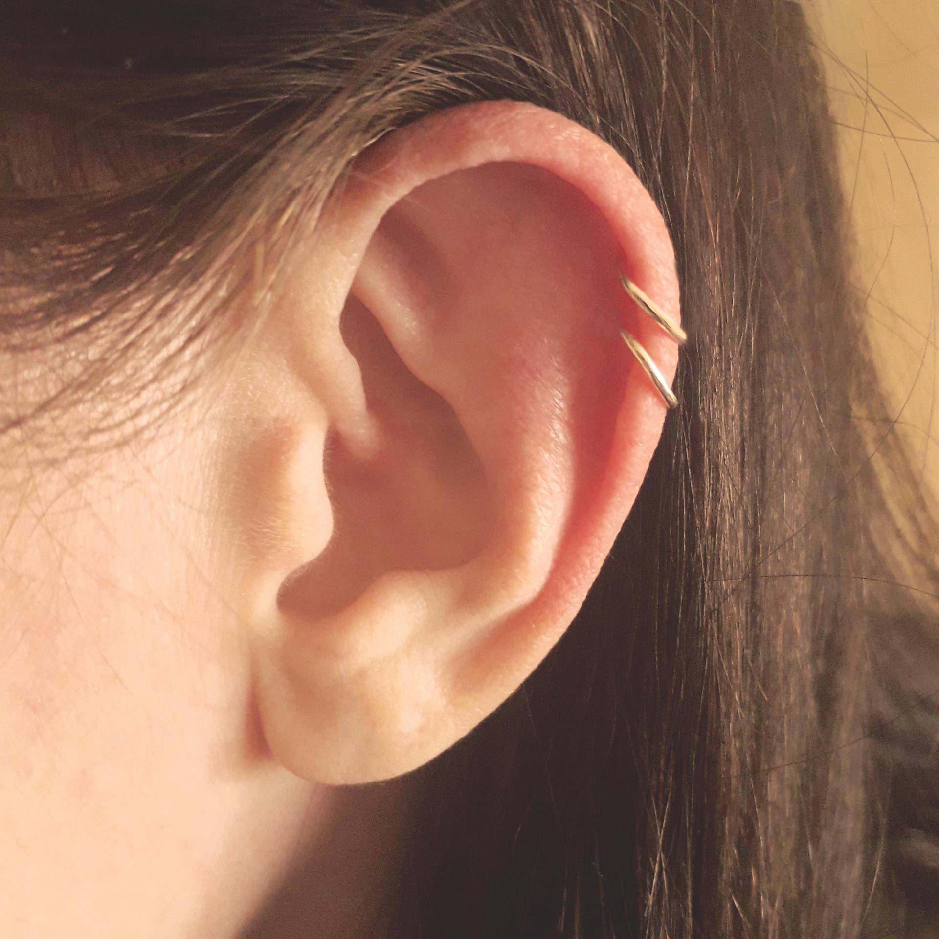 Helix Hoop, Paar Ringe, Hugger Ohrringe, Tragus Creolen, Minimale Gold Hoops, Rose Huggies, Kleine Schläfer Ohrringe von AlteredElegance
