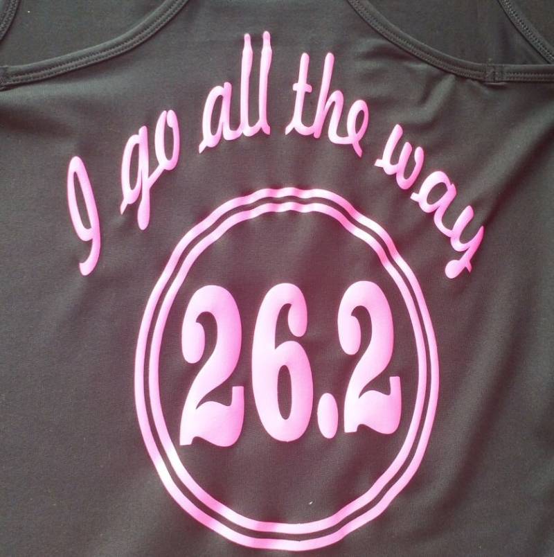 Ich Gehe Den Ganzen Weg Marathon-Shirt von AlteredGoodsStore