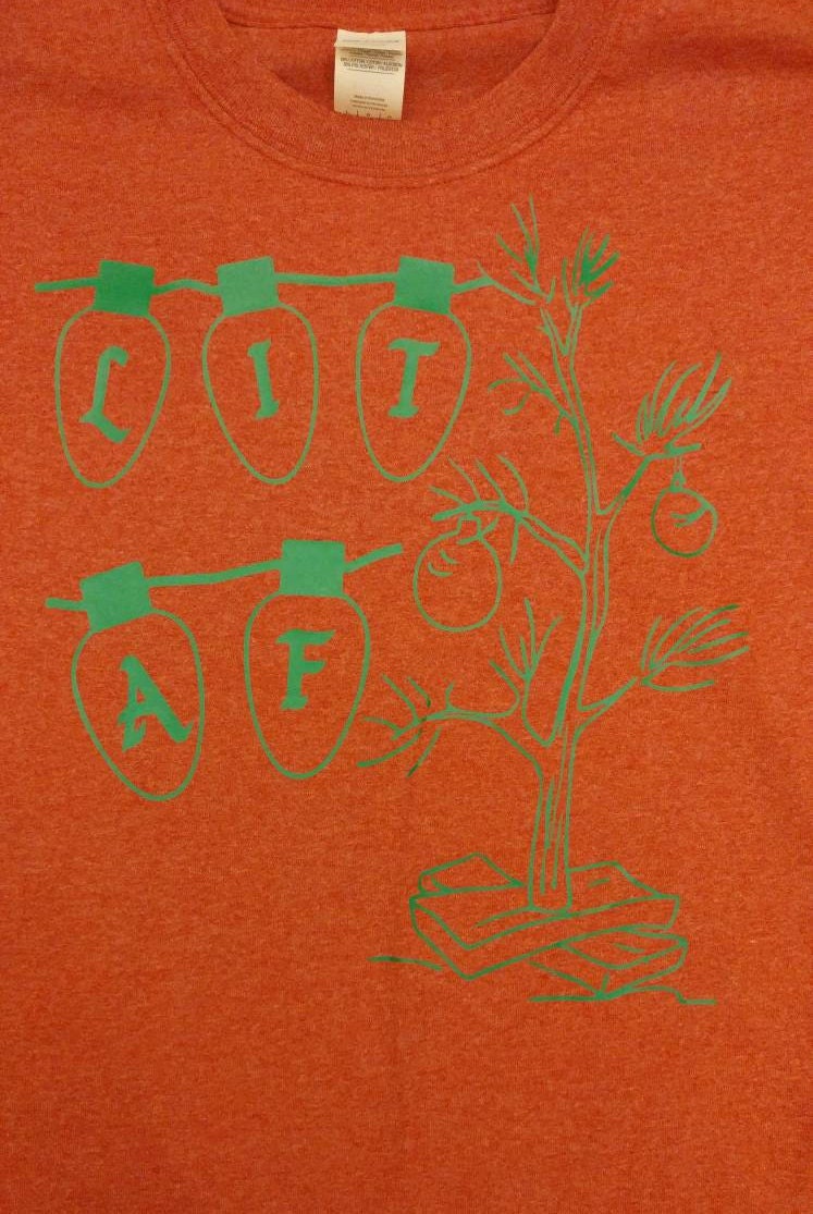 Lit Af Xmas Shirt von AlteredGoodsStore