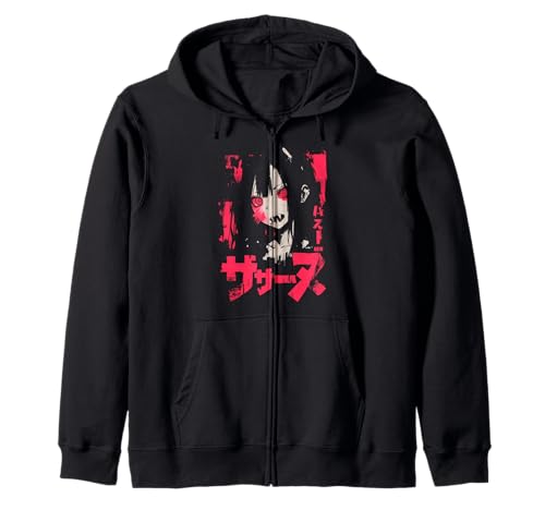 Goth Grunge Dämon Anime Girl Waifu Horror Alt-Ästhetik Kapuzenjacke von Alternative Vaporwave Gothic Sad Alt Grunge Woman