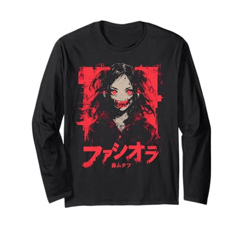 Goth Grunge Dämon Anime Girl Waifu Horror Alt-Ästhetik Langarmshirt Goth Grunge Dämon Anime Girl Waifu Horror Alt-Ästhetik Langarmshirt von Alternative Vaporwave Gothic Sad Alt Grunge Woman