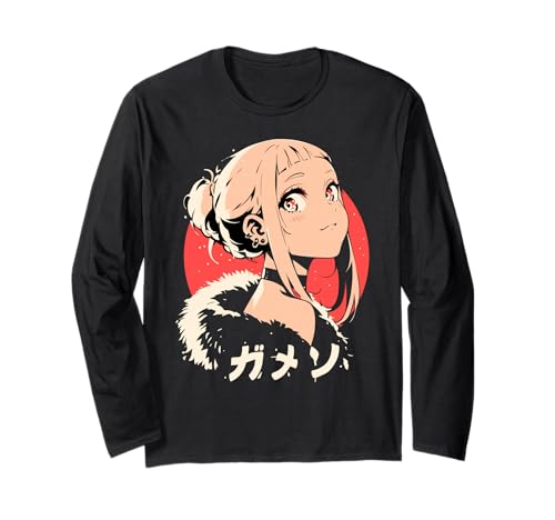 Goth Grunge Dämon Anime Girl Waifu Horror Alt-Ästhetik Langarmshirt von Alternative Vaporwave Gothic Sad Alt Grunge Woman