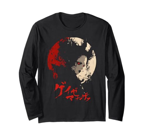 Goth Grunge Dämon Anime Girl Waifu Horror Alt-Ästhetik Langarmshirt von Alternative Vaporwave Gothic Sad Alt Grunge Woman