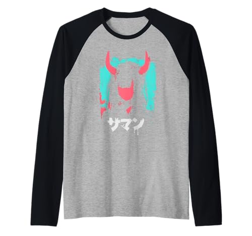 Goth Grunge Dämon Anime Girl Waifu Horror Alt-Ästhetik Raglan von Alternative Vaporwave Gothic Sad Alt Grunge Woman