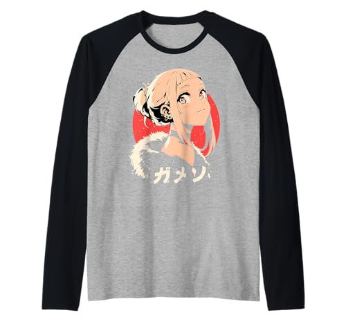 Goth Grunge Dämon Anime Girl Waifu Horror Alt-Ästhetik Raglan von Alternative Vaporwave Gothic Sad Alt Grunge Woman