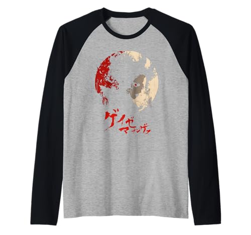 Goth Grunge Dämon Anime Girl Waifu Horror Alt-Ästhetik Raglan von Alternative Vaporwave Gothic Sad Alt Grunge Woman