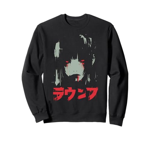Goth Grunge Dämon Anime Girl Waifu Horror Alt-Ästhetik Sweatshirt von Alternative Vaporwave Gothic Sad Alt Grunge Woman