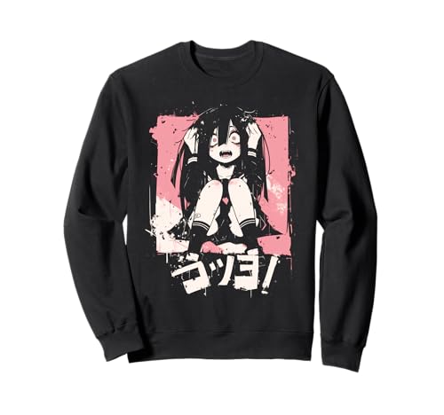 Goth Grunge Dämon Anime Girl Waifu Horror Alt-Ästhetik Sweatshirt von Alternative Vaporwave Gothic Sad Alt Grunge Woman