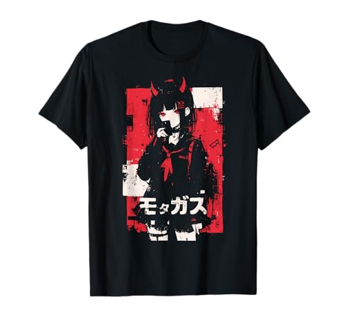 Goth Grunge Dämon Anime Girl Waifu Horror Alt-Ästhetik T-Shirt von Alternative Vaporwave Gothic Sad Alt Grunge Woman