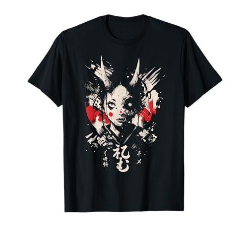 Goth Grunge Dämon Anime Girl Waifu Horror Alt-Ästhetik T-Shirt von Alternative Vaporwave Gothic Sad Alt Grunge Woman