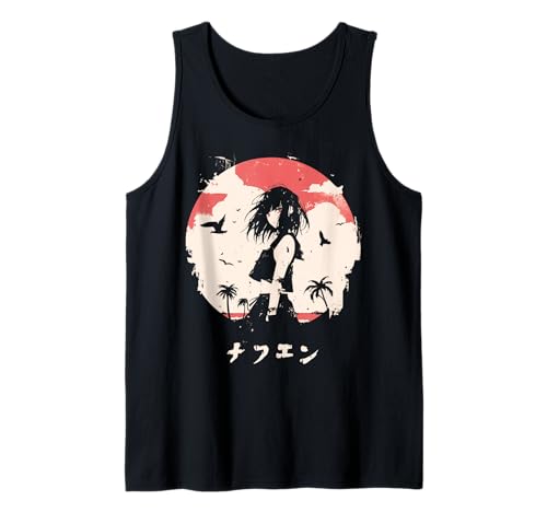 Goth Grunge Dämon Anime Girl Waifu Horror Alt-Ästhetik Tank Top von Alternative Vaporwave Gothic Sad Alt Grunge Woman