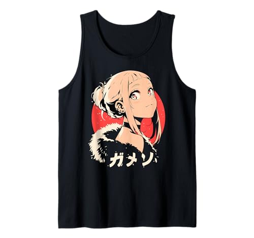 Goth Grunge Dämon Anime Girl Waifu Horror Alt-Ästhetik Tank Top von Alternative Vaporwave Gothic Sad Alt Grunge Woman