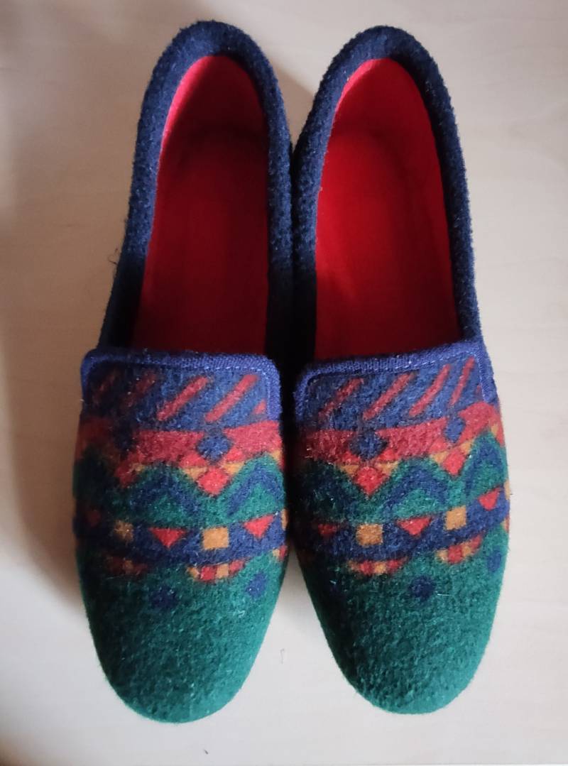 Rhode Filzpantoffeln 90Er Vintage Gr. 39 von AltesundRares