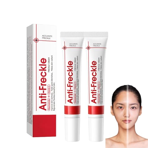 Creme Gegen Pigmentflecken 2 Stück, Pigmentflecken Entferner Gesicht mit Niacinamid & Vitamin C, Gesichtscreme Damen Altersflecken Entfernen, Dark Spot Remover Verbessern sie Fahle Haut, Anti Freckles von Altherona