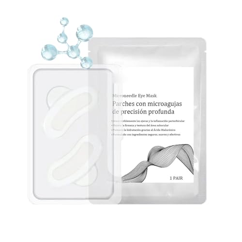 Microneedling Augenpads, Anti-Falten Microneedling Patches, Eye Patches gegen Feine Linien, Augenfalten & Tränensäcke, Microneedle Patch Augenringe entfernen, Augenpatches für Tiefenpflege,1 Paar von Altherona
