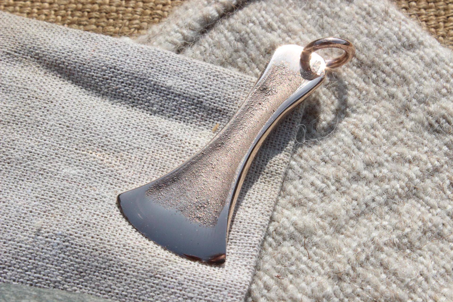 Aunjetitzer Kultur Axtanhänger Ca. 2400 - 1600 V.chr. Bronzezeit Schmuck Himmelsscheibe Beilanhänger B3 von Altmarkbronze