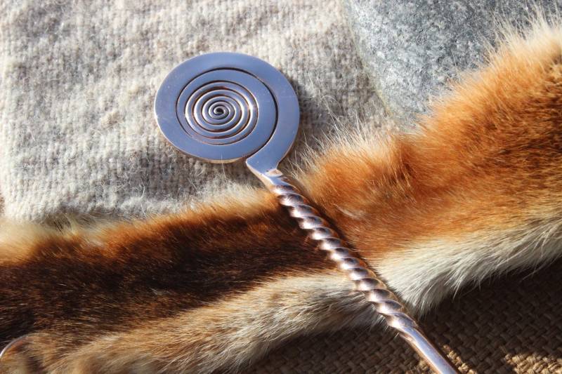 Bronze Zeit Spiralkopfnadel Haarnadel Bronzenadel Gewandnadel Der Bronzezeit Reenactment Nadel S1 von Altmarkbronze