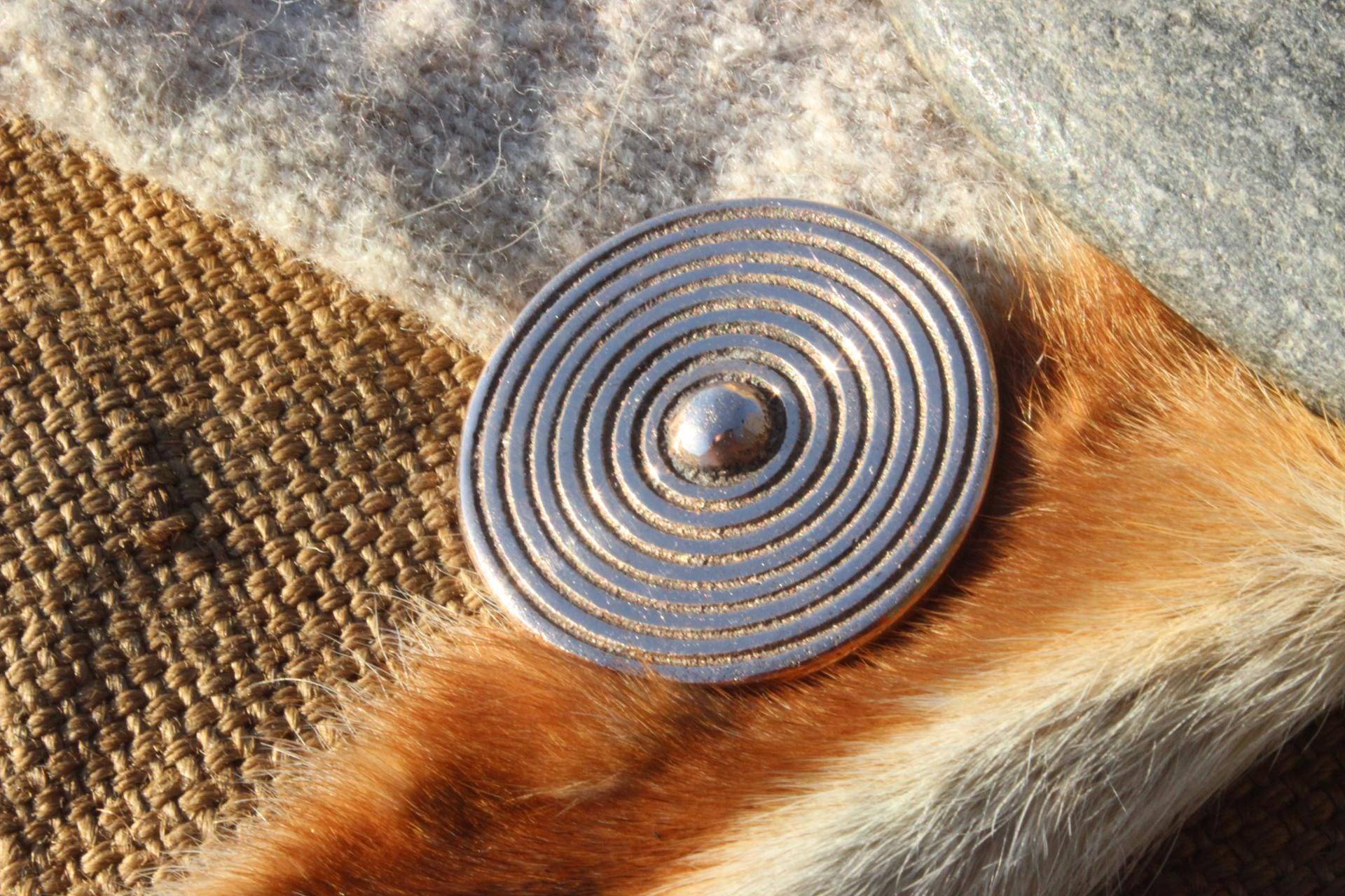 Bronzeknopf Bronzezeit Knopf Trachtenschmuck Reenactment Tutulis Bronzebuttons Bb34 von Altmarkbronze