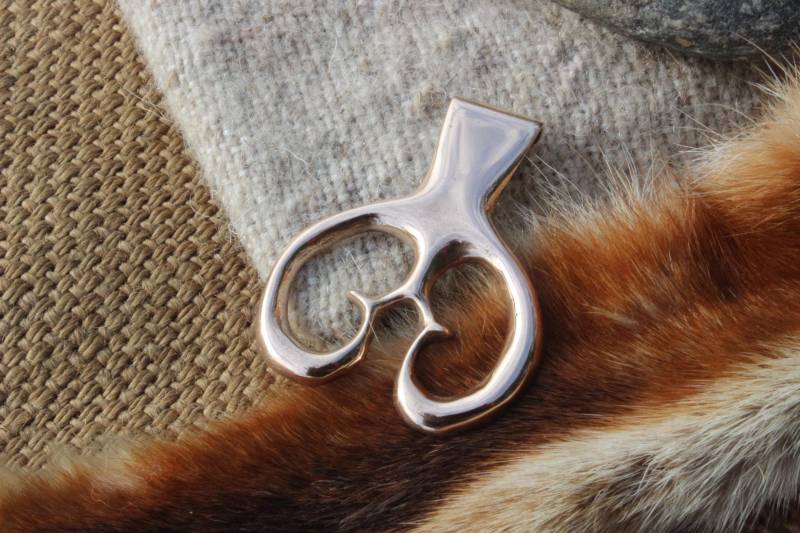 Bronzezeit Anhänger Kettenanhänger Herzanhänger Typ "Aying" Bronzeanhänger Bronze Zeit 1200 V.chr. A1 von Altmarkbronze