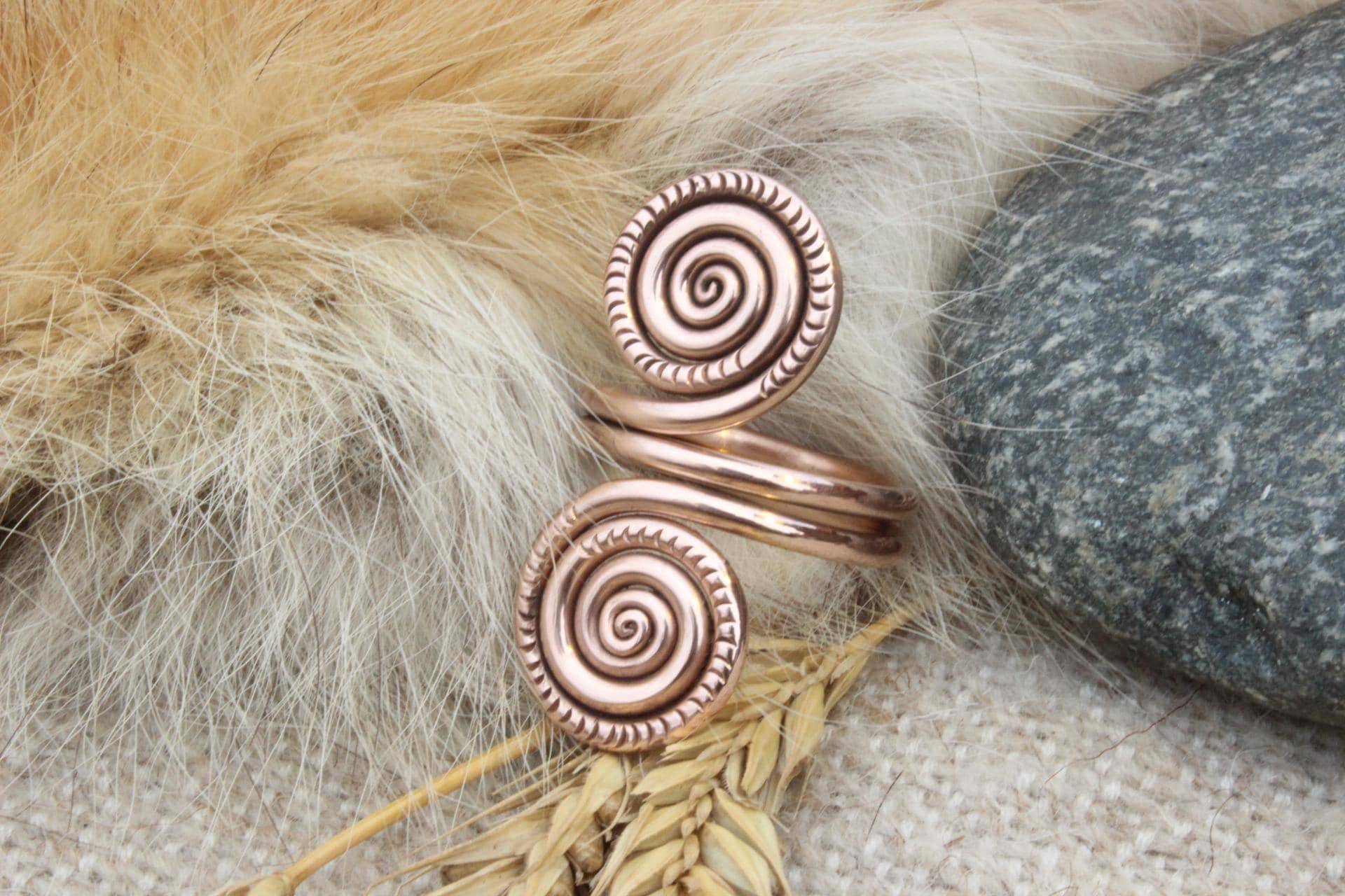 Fingerring Aus Bronze 20mm Bronzezeit - Eisenzeit Hallstattzeit Spiralschmuck Spiralring Db2 Fingerring Aus Bronze 20mm Bronzezeit - Eisenzeit Hallstattzeit Spiralschmuck Spiralring Db2 von Altmarkbronze
