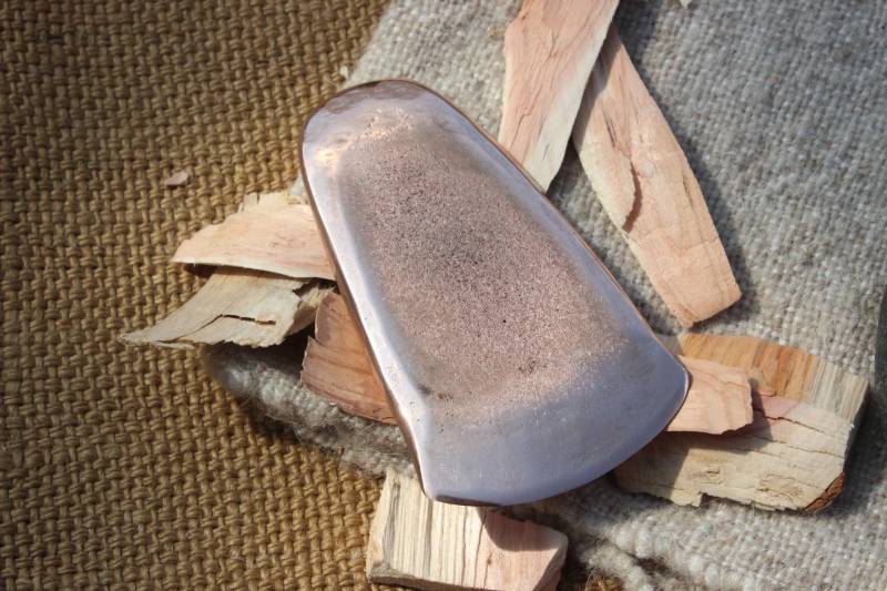 Kupfersteinzeit Kleines Kupferbeil Ca. 3500 - 4000 V.chr. Kupferzeit Steinzeit Copperaxe Reenactment 99% Kupfer Geschmiedet Kk1 von Altmarkbronze