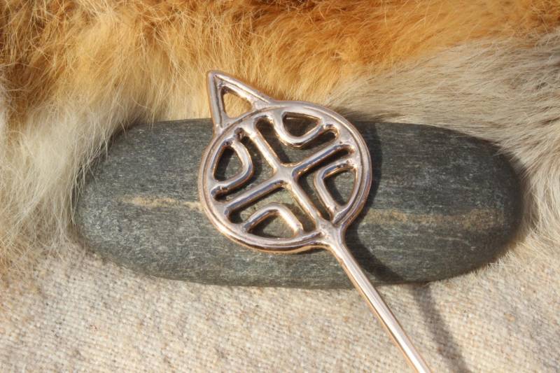 Radnadel Speichenschema D Gewandnadel Bronzenadel Bronzezeit 1500 - 1000 V.chr. Reenactment A1D von Altmarkbronze