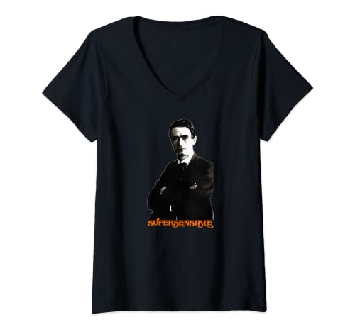 Damen Supersensible Rudolf Steiner Esoterische okkulte Ikone T-Shirt mit V-Ausschnitt von Altrusian Grace Media