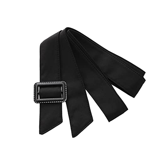 Altsuceser Damen-Taillengürtel mit verstellbarer Schnalle, breit, für Trenchcoat, Übermantel, Jacke, Schwarz, 170 cm von Altsuceser