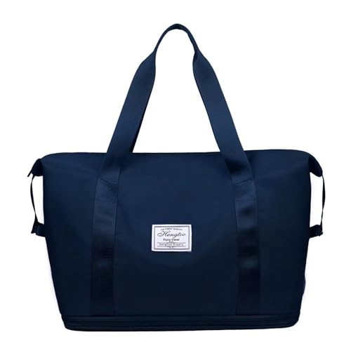 Altsuceser Reisetasche, Sporttasche, Turnbeutel, wasserdichte Schultertasche, Wochenendtasche, große Kapazität, Übernachtung, Reisetasche mit Schuhfach, marineblau von Altsuceser