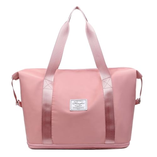 Altsuceser Reisetasche, Sporttasche, Turnbeutel, wasserdichte Schultertasche, Wochenendtasche, große Kapazität, Übernachtung, Reisetasche mit Schuhfach, rose von Altsuceser