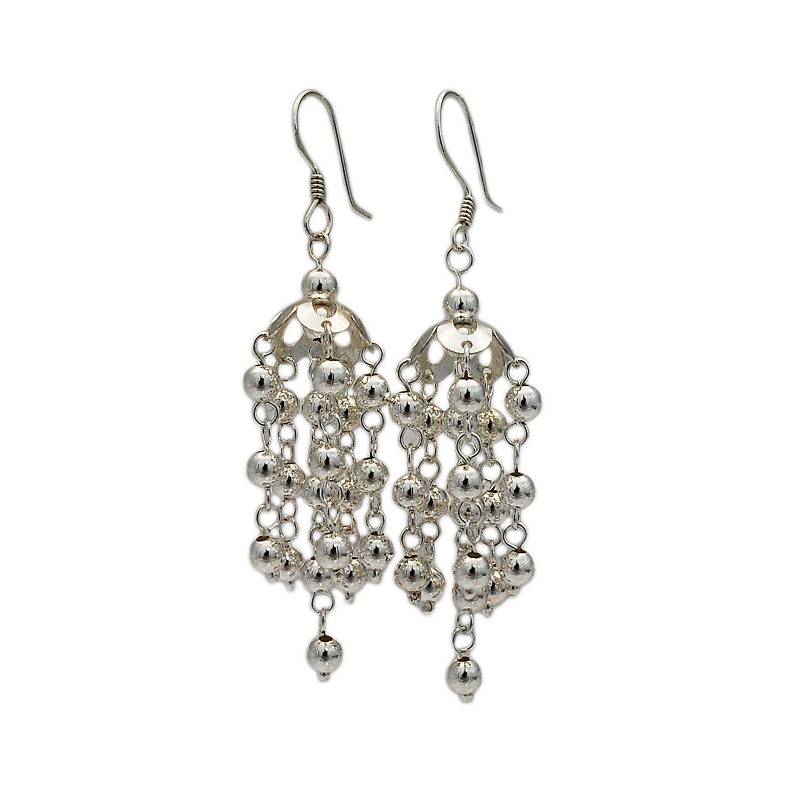 Kugellager /925 Sterling Silber Ohrhänger/Ohrhaken/Silber Hängeohrringe/Boho/Hippie/Geschenk Für Sie/Ecl-Pi031 von AltumJewelry