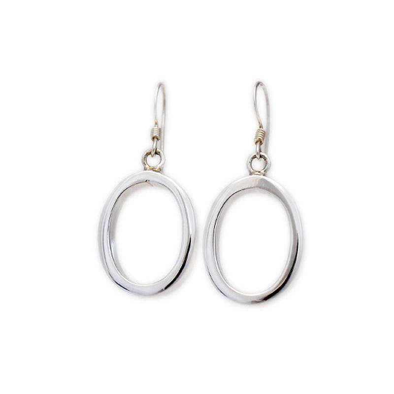 Oval Loops Drop/925 Sterling Silber Ohrhänger/Ohrringe/Ohrringe/Ohrringe/Ohrhänger/Boho/Geschenk Für Sie/Ecl-Pi003 von AltumJewelry