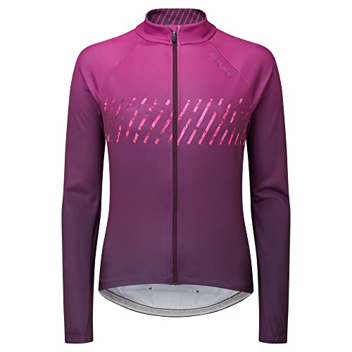 Altura Damen Airstream Langarm Thermo Reflective Radtrikot - Lila - 16 von Altura