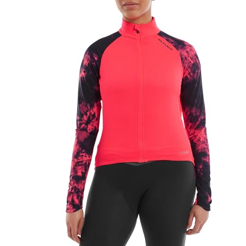 Altura Damen Icon Langarm Winddicht Reflektierend Thermo-Radtrikot - Pink Mix - 16 von Altura