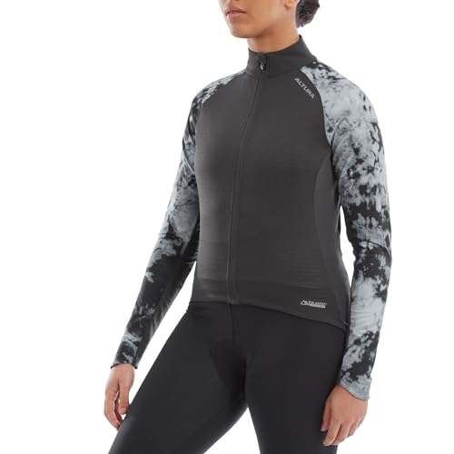 Altura Damen Icon Langarm Winddicht Reflektierend Thermo Radtrikot - Schwarz Mix - 12 von Altura