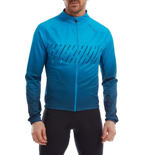 Altura Herren Airstream Thermo-Radtrikot, langärmelig, reflektierend, Marineblau, Größe S von Altura