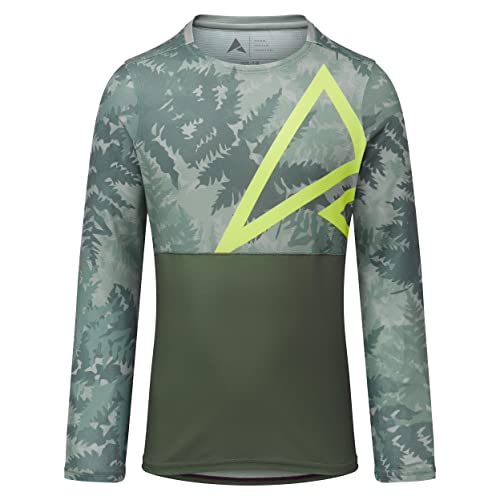 Altura Spark Leichtes LS-MTB-Jersey für Kinder - Oliv - 11-13 Jahre von Altura