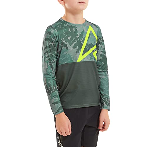 Altura Spark Leichtes LS-MTB-Jersey für Kinder - Oliv - 5-7 Jahre von Altura